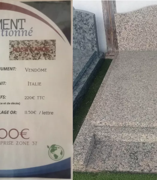 Monument 5 pièce prie dieux