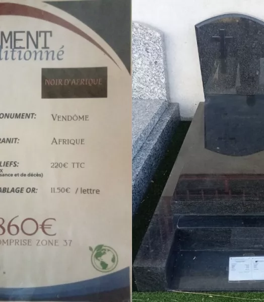 Monument 5 pièce prie dieux